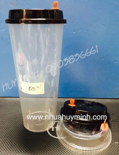 LY NHỰA NẮP TIM 600ML